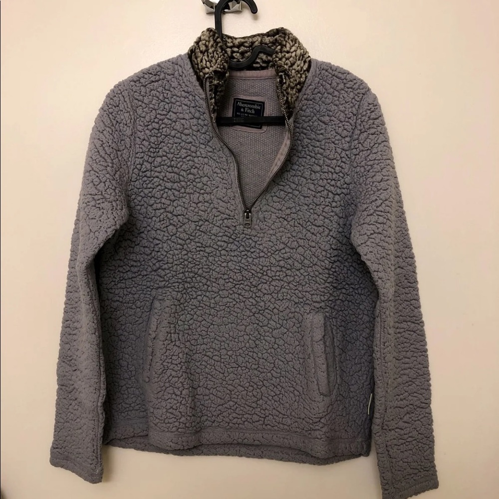 Abercrombie & Fitch Sherpa Pullover